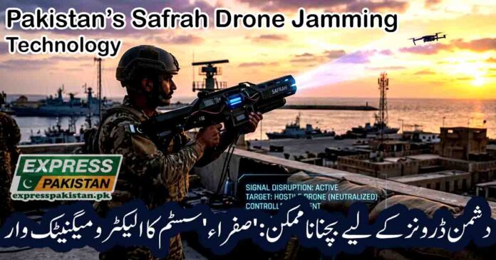 Safrah Drone Jamming Gun Unveiled in Pakistan for Air Defense
