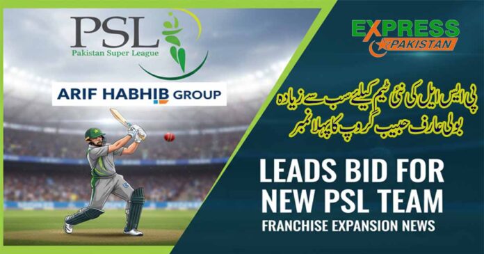 Arif Habib Group PSL Franchise Leads Bid for New PSL Team