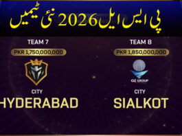 PSL New Teams Confirmed: Massive Expansion as League Grows to 8 Teams in 2026 PSL New Teams sialkot hyderabad