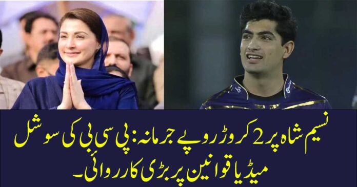 Naseem Shah PCB fine