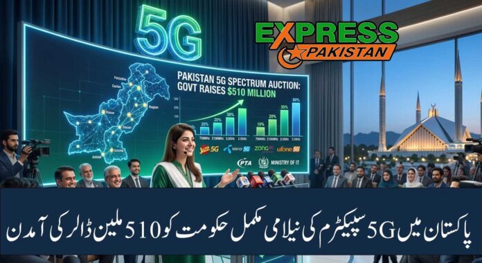 Pakistan 5G Spectrum Auction: Govt Raises $510 Million