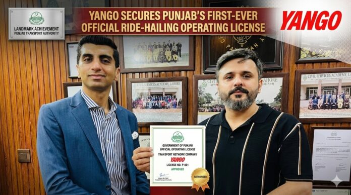 Yango Punjab operating license