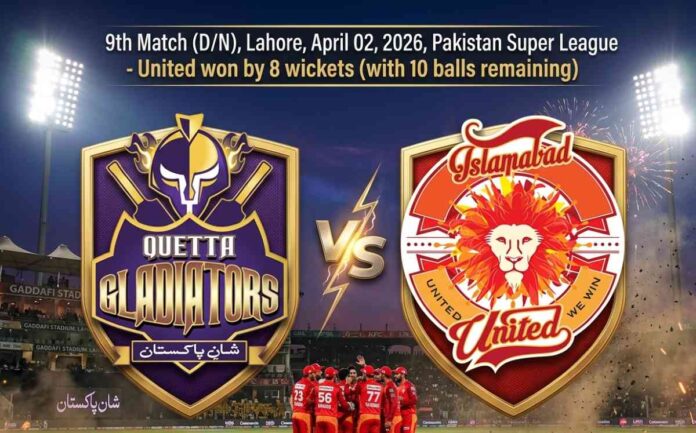 Islamabad United Quetta Gladiators