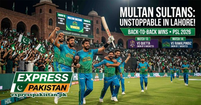 Multan Sultans Dominate Lahore