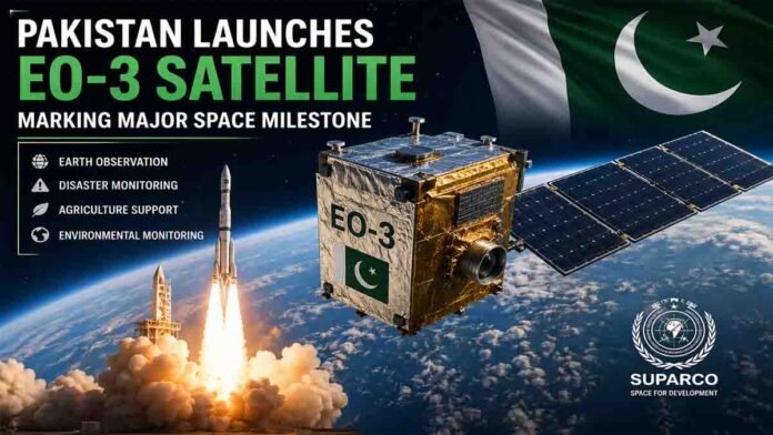 Pakistan EO-3 Satellite Successfully Launched