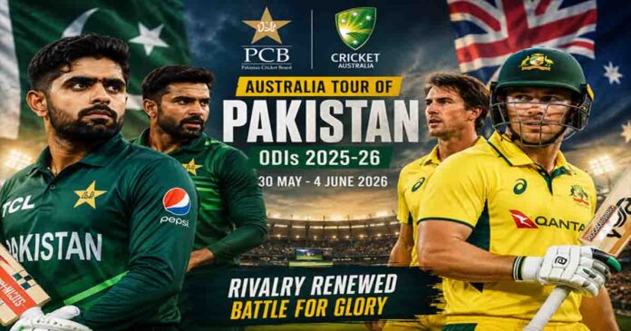 Australia Tour of Pakistan ODIs 2025-26